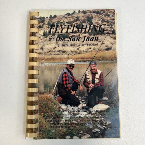 Fly Fishing The San Juan By Chuck Rizuto & roy Stoddard First Edition With Maps - Picture 2 of 14